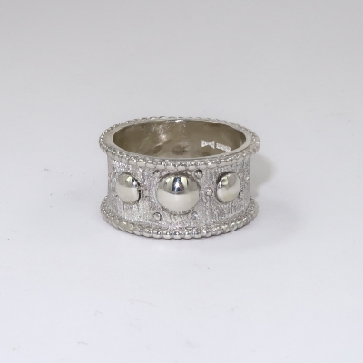 Silver Saxon ring